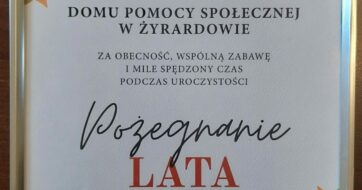 POŻEGNANIE LATA Z DPS W SKIERNIEWICACH